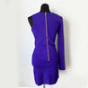 Balmain One-shoulder Lace-up Stretch-knit Mini Dress - BOPF | Business of Preloved Fashion