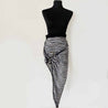 Balmain ring detail striped asymmetric skirt - BOPF | Business of Preloved Fashion