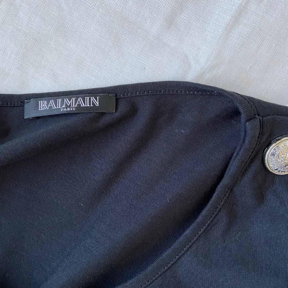 Balmain Sleeveless Top with Buttons on Shoulder - BOPF | Business of Preloved Fashion
