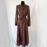 BCBGMAXAZRIA Printed Longsleeve Dress - BOPF | Business of Preloved Fashion