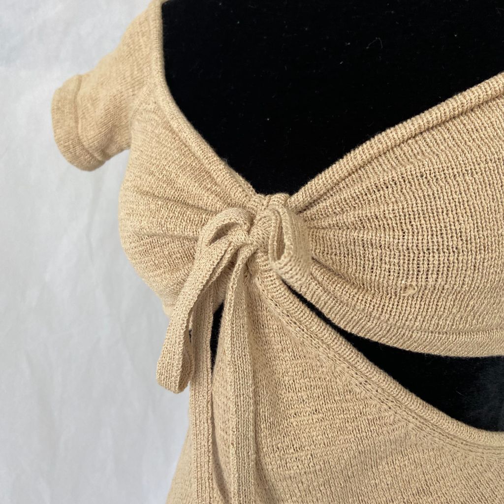 Cult Gaia Alicia Knit Beige Dress - BOPF | Business of Preloved Fashion Cult Gaia Alicia Knit Beige Dress - BOPF | Business of Preloved Fashion