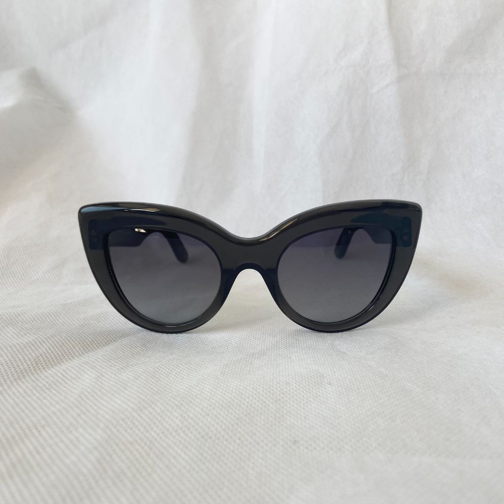 Bottega Veneta Black Cat-Eye Sunglasses - BOPF | Business of Preloved Fashion