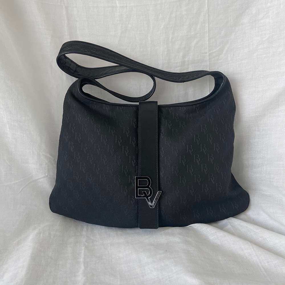 Bottega Veneta Black Vintage Canvas Bag - BOPF | Business of Preloved Fashion