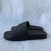 Bottega Veneta diamond-quilted slides, 38 - BOPF | Business of Preloved Fashion