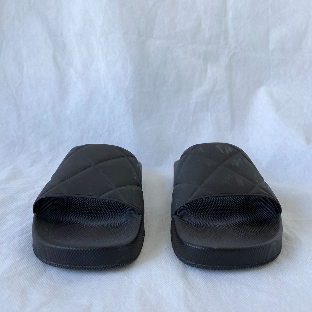Bottega Veneta diamond-quilted slides, 38 - BOPF | Business of Preloved Fashion
