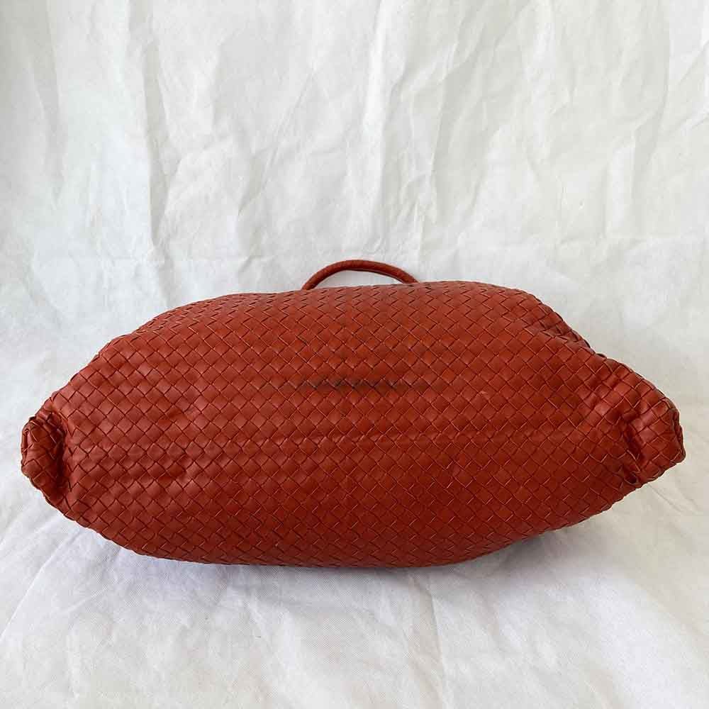 Bottega Veneta Intrecciato Red Large Bag - BOPF | Business of Preloved Fashion