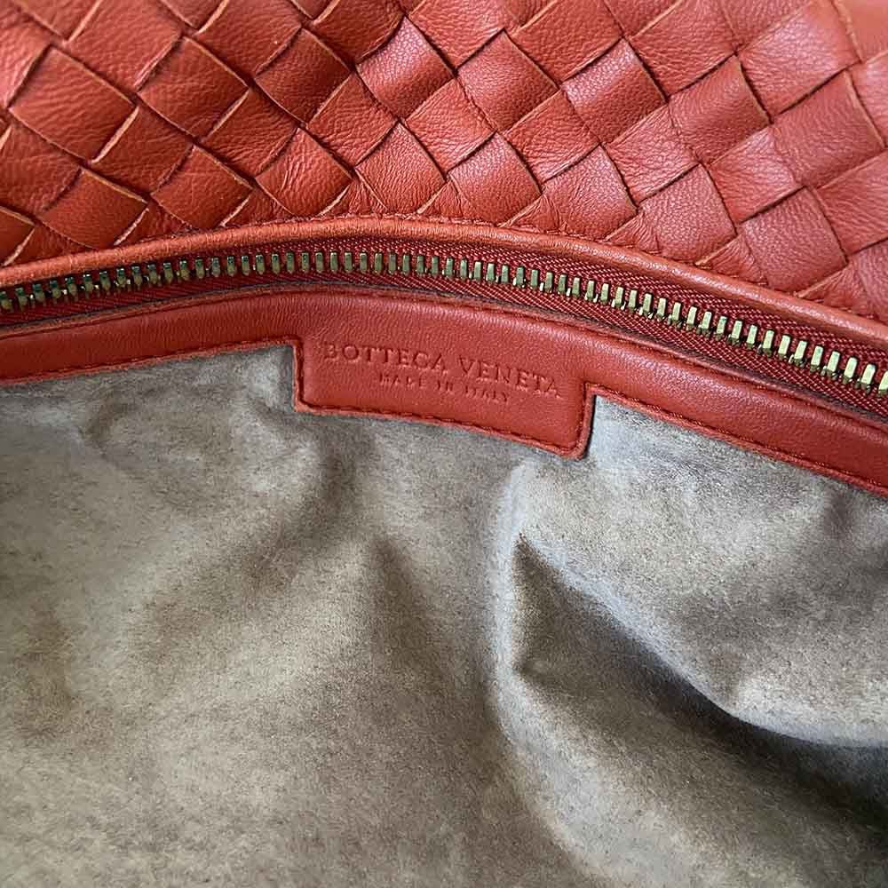Bottega Veneta Intrecciato Red Large Bag - BOPF | Business of Preloved Fashion