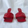 Bottega Veneta Lido Red Sandals, 38.5 - BOPF | Business of Preloved Fashion