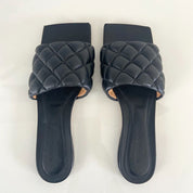Bottega Veneta quilted slides, 37.5 - BOPF | Business of Preloved Fashion