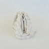 Bottega Veneta White Intrecciato Leather Mini The Pouch Bag - BOPF | Business of Preloved Fashion
