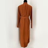 Bouguessa Brown Button Down Belted Dress - BOPF | Business of Preloved Fashion