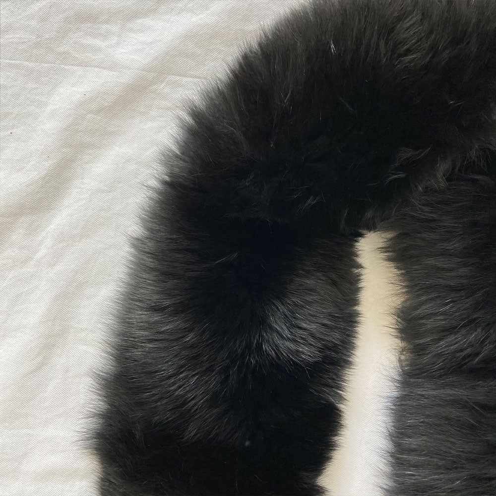 Hermes Black Fox Fur Stole - BOPF | Business of Preloved Fashion