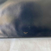 Celine Black Leather Medium Clasp Top Handle Bag - BOPF | Business of Preloved Fashion