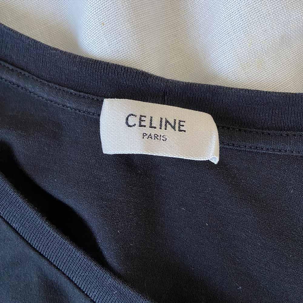 Celine Black T Shirt - BOPF  Business of Preloved Fashion