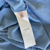 Celine blue embroidered t-shirt in cotton - BOPF | Business of Preloved Fashion