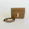 Celine brown leather teen box bag with detachable strap - BOPF | Business of Preloved Fashion