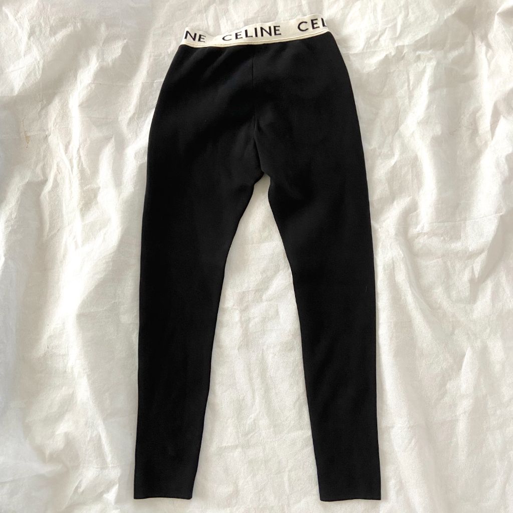 Celine Womens Pull On High Rise Leggings Gray Size Medium - Shop Linda's  Stuff