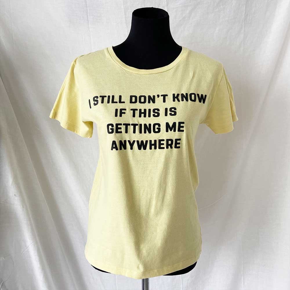 Celine Light Yellow Printed T Shirt - BOPF | Business of Preloved Fashion