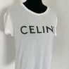 Celine White Classic Logo T-shirt - BOPF | Business of Preloved Fashion