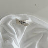 Celine White Classic Logo T-shirt - BOPF | Business of Preloved Fashion