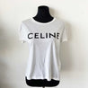 Celine White Logo T Shirt - BOPF | Business of Preloved Fashion
