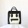 Celine White Python Leather Black Luggage Mini Tote Bag - BOPF | Business of Preloved Fashion