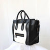 Celine White Python Leather Black Luggage Mini Tote Bag - BOPF | Business of Preloved Fashion