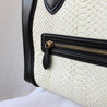 Celine White Python Leather Black Luggage Mini Tote Bag - BOPF | Business of Preloved Fashion