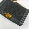 Chanel Black Caviar Leather Medium Quilted Le Boy Bag - BOPF | Business of Preloved Fashion