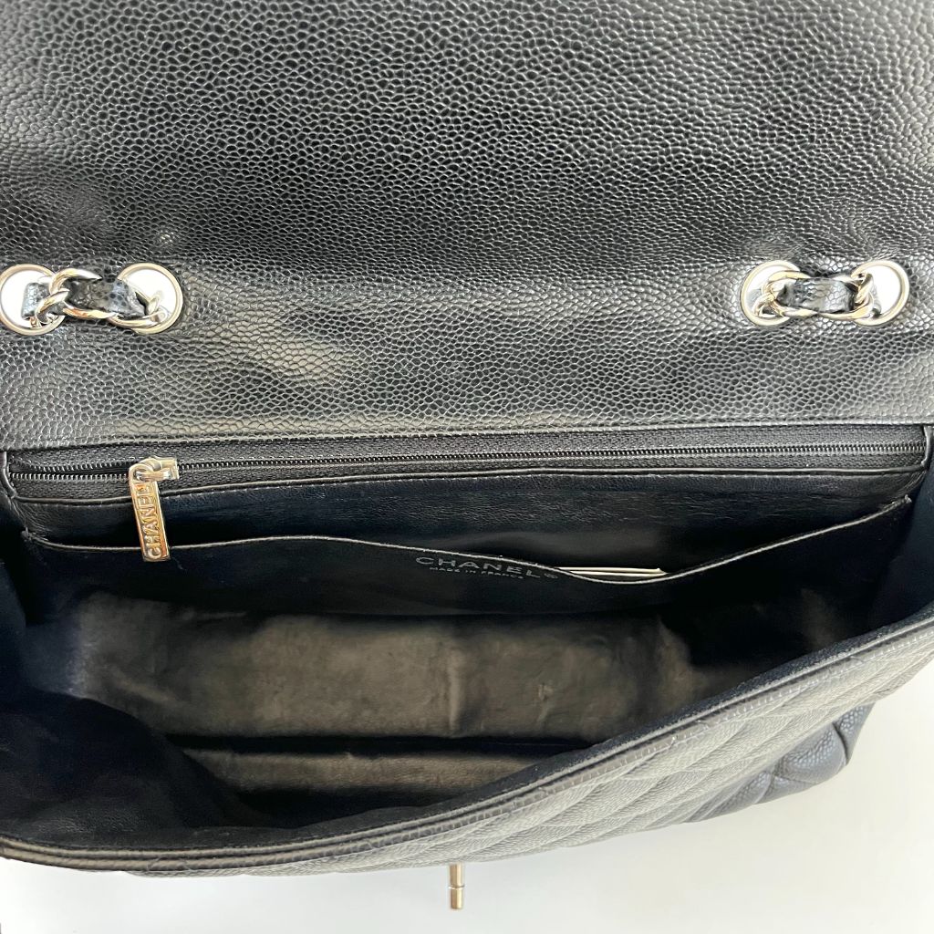 Chanel Black Caviar Single Flap Bag - BOPF | Business of Preloved Fashion