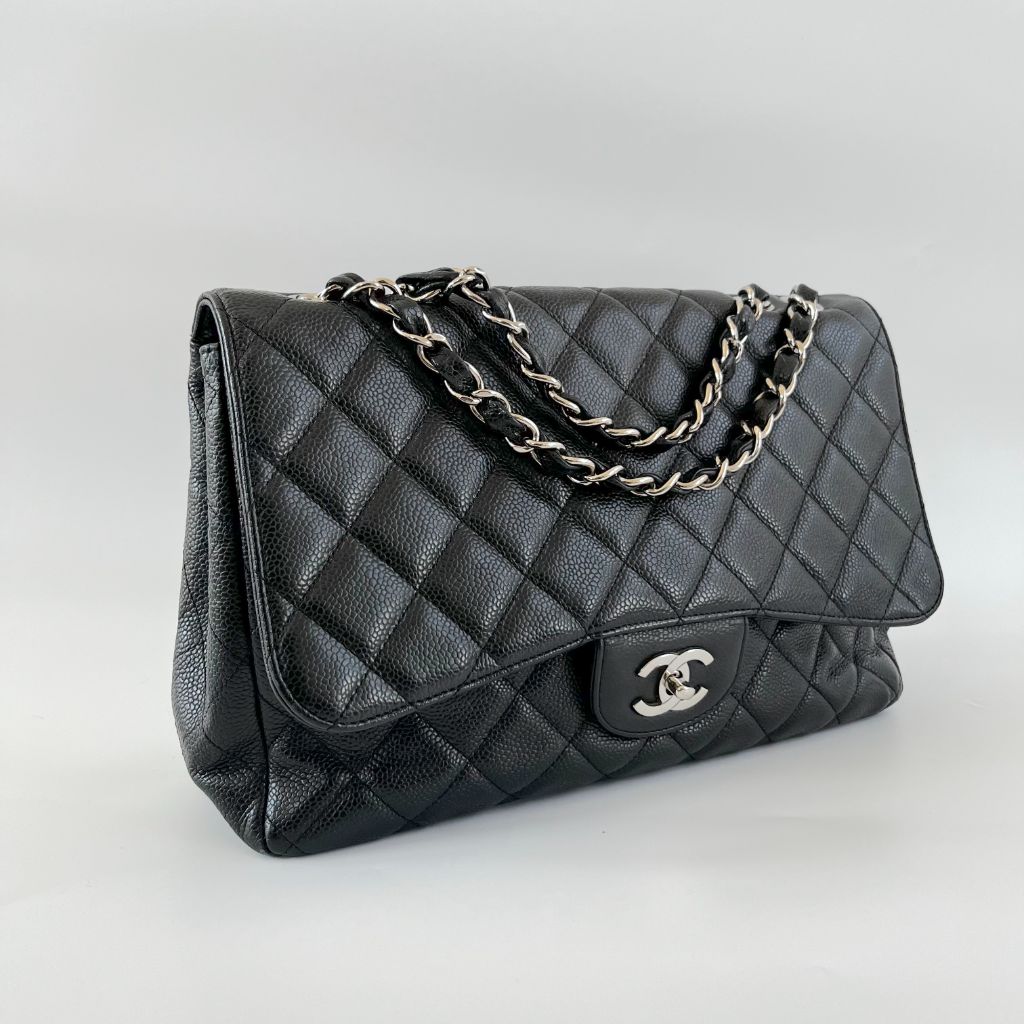 Chanel Black Caviar Single Flap Bag - BOPF | Business of Preloved Fashion