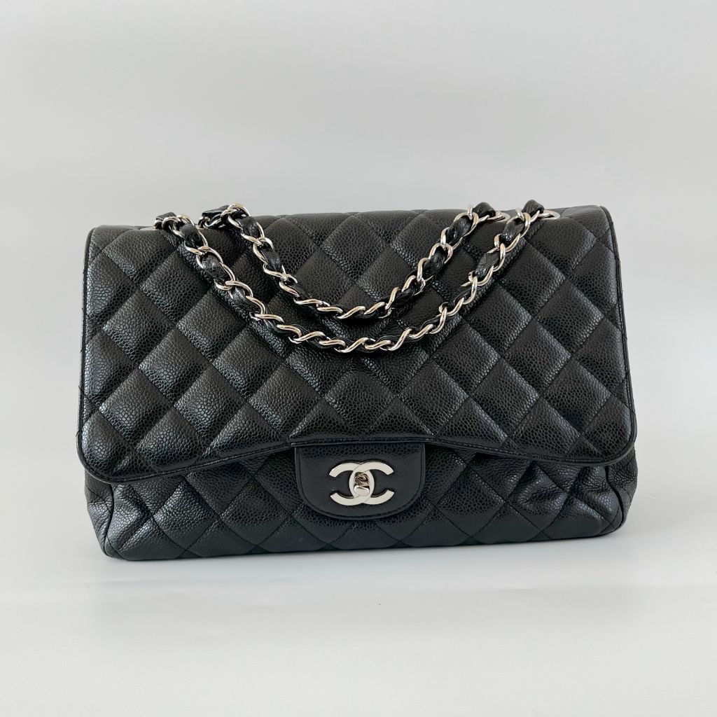 Chanel Black Caviar Single Flap Bag - BOPF