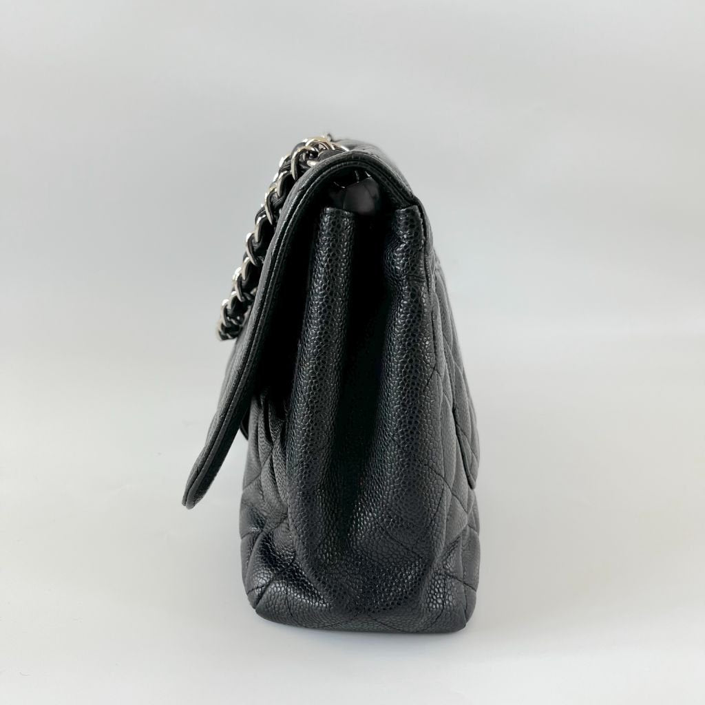 Chanel Black Caviar Single Flap Bag - BOPF | Business of Preloved Fashion