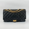 Chanel Black Leather Maxi 2.55 shoulder flap bag - BOPF | Business of Preloved Fashion