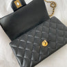Chanel Black Quilted Leather Mini Rectangular Flap Top Handle Bag - BOPF | Business of Preloved Fashion