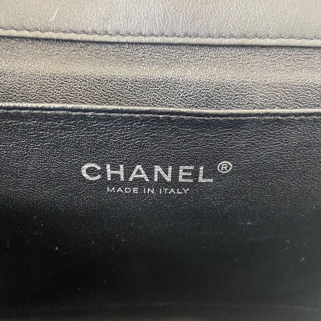 Chanel black quilted patent leather flap bag - BOPF | Business of Preloved Fashion