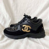 Chanel Black Tweed and Leather Sneakers, 37.5 - BOPF | Business of Preloved Fashion