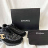 Chanel Black Tweed and Leather Sneakers, 37.5 - BOPF | Business of Preloved Fashion