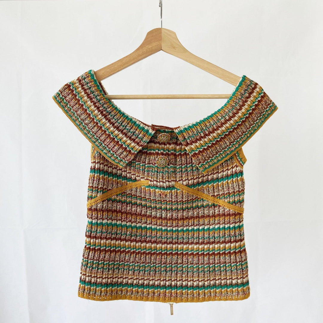 Chanel Crochet Off-Shoulder Top - BOPF | Business of Preloved Fashion