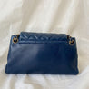 Chanel Dark Blue Mademoiselle Lock Accordion Flap bag - BOPF | Business of Preloved Fashion