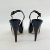 Chanel Dark Blue Patent Leather Slingback Pumps, 37 - BOPF | Business of Preloved Fashion