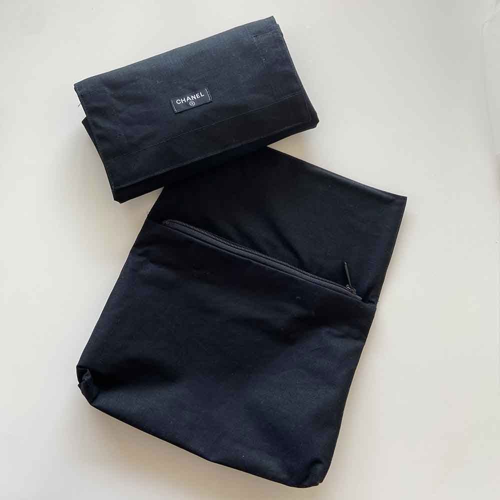 Chanel Dark Blue Tweed Jacket Rolling Suitcase - BOPF | Business of Preloved Fashion