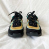 Chanel Fabric & Suede Calfskin Black, Turquoise & Gold Sneakers , 37.5 - BOPF | Business of Preloved Fashion
