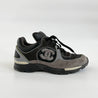 Chanel Grey and Black Lace Up Sneakers with CC on the side, 38 - BOPF | Business of Preloved Fashion