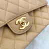 Chanel Medium Caviar Beige Flap Bag - BOPF | Business of Preloved Fashion