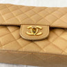 Chanel Medium Caviar Beige Flap Bag - BOPF | Business of Preloved Fashion