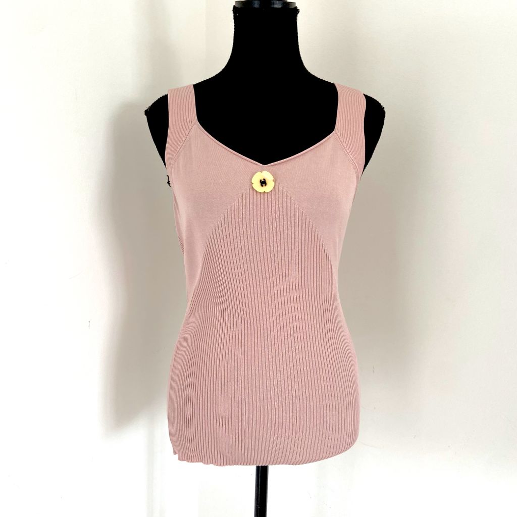Chanel Pink Knitted Top - BOPF | Business of Preloved Fashion