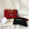 Chanel Red Quilted Leather 19 Flap Bag - BOPF | Business of Preloved Fashion