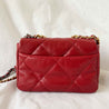 Chanel Red Quilted Leather 19 Flap Bag - BOPF | Business of Preloved Fashion