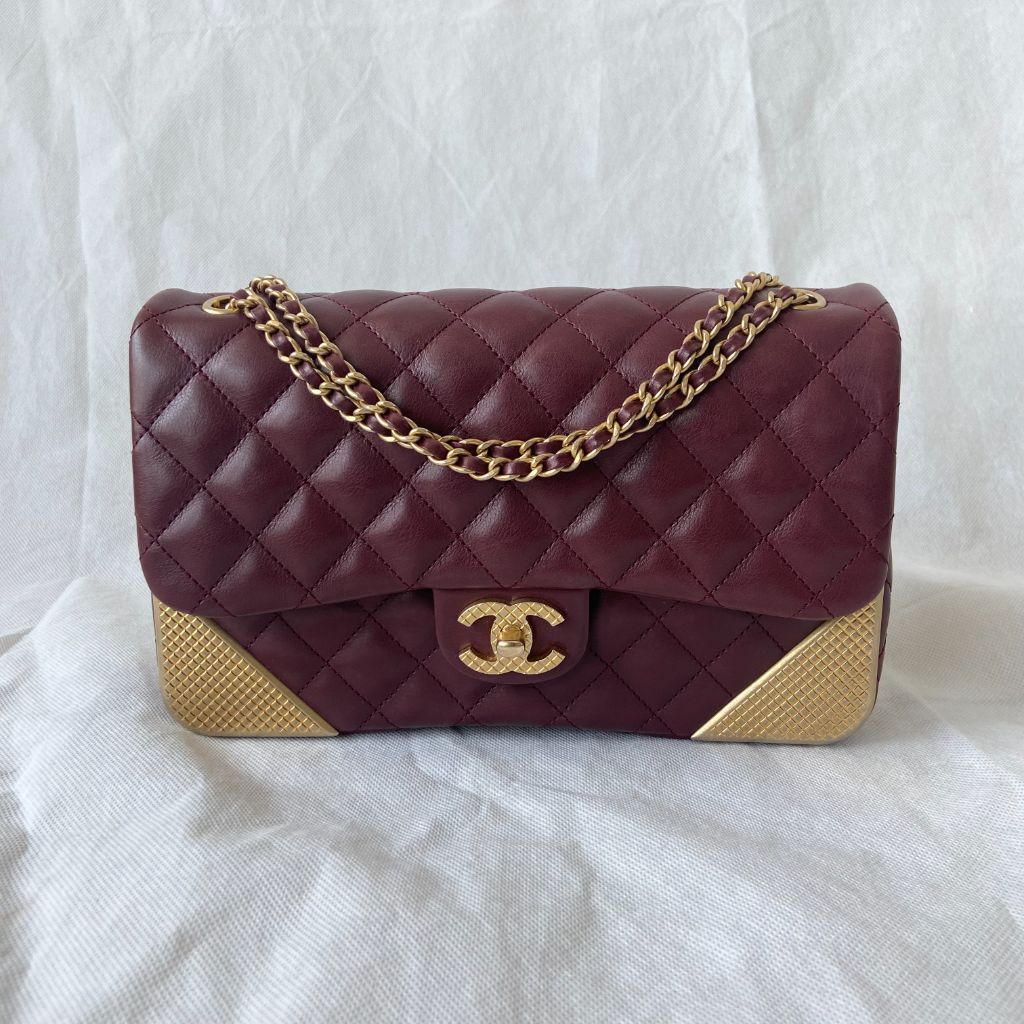Chanel Coco Classic Double Flap Bag Quilted Canvas Medium - BOPF